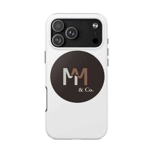 MM & Co. Logo Tough Phone Case | Monogram Circle Branding
