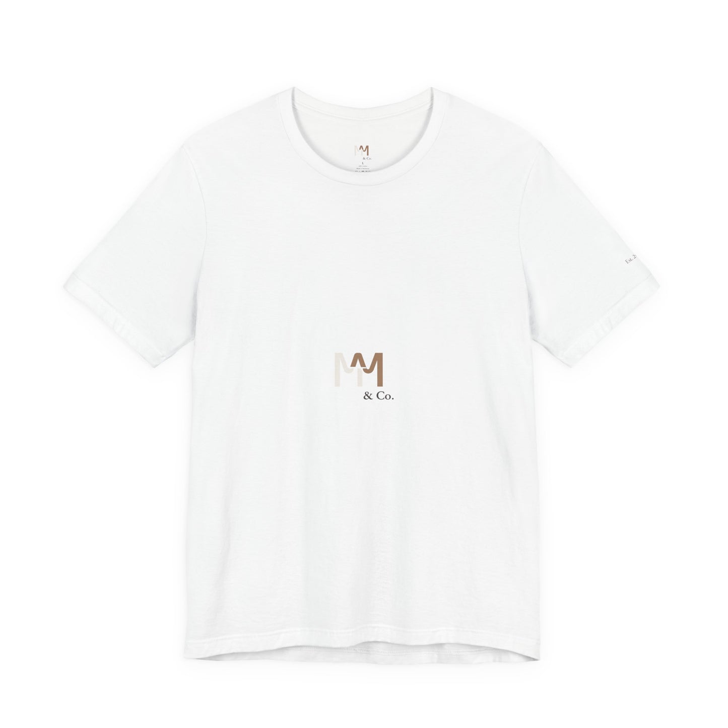 Minimalist Logo Tee — M｜M & Co. Chest Graphic T-Shirt