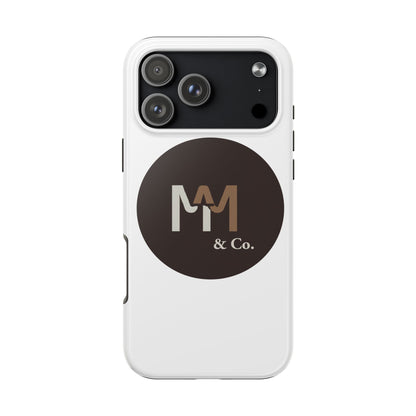 MM & Co. Logo Tough Phone Case | Monogram Circle Branding