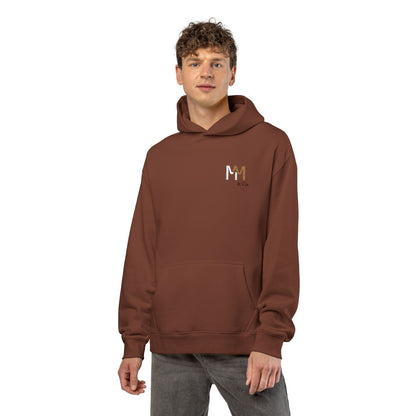 Relaxed Hoodie — Minimal Embroidered 'MM & Co.' Logo Hoodie