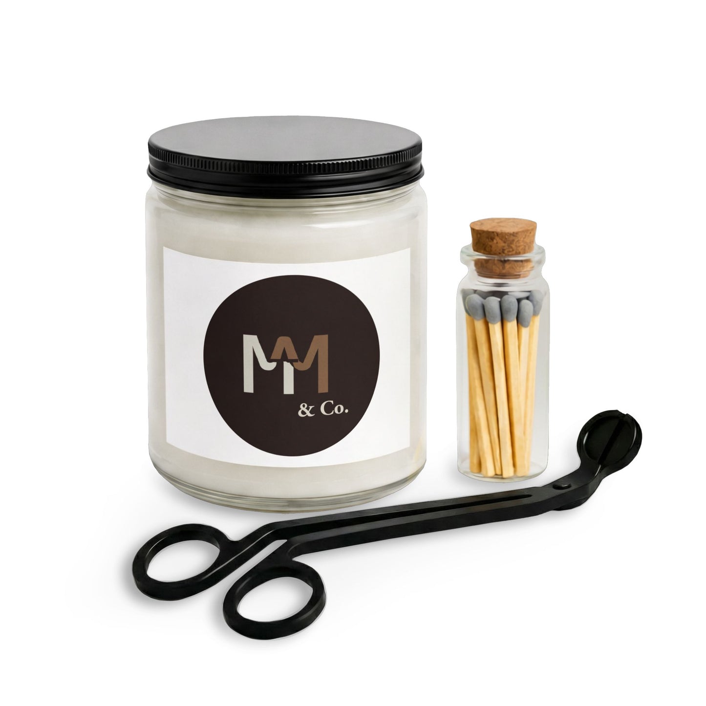 Candle Set with Matches and Wick Trimmer