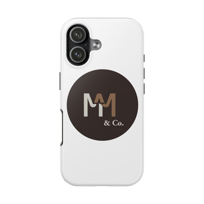 MM & Co. Logo Tough Phone Case | Monogram Circle Branding
