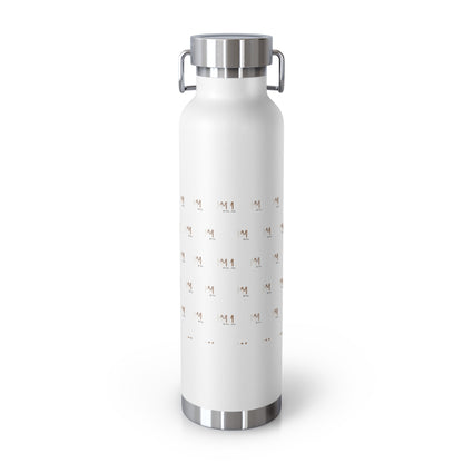 MM&Co Copper Vacuum Insulated Bottle, 22oz