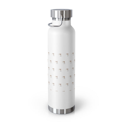 MM&Co Copper Vacuum Insulated Bottle, 22oz