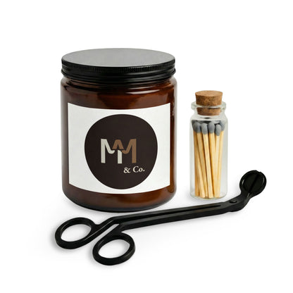 Candle Set with Matches and Wick Trimmer