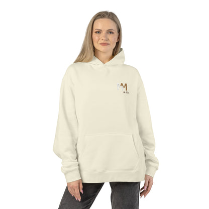Relaxed Hoodie — Minimal Embroidered 'MM & Co.' Logo Hoodie