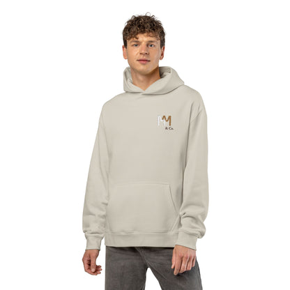 Relaxed Hoodie — Minimal Embroidered 'MM & Co.' Logo Hoodie