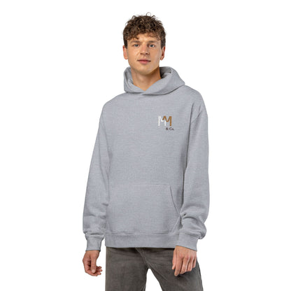 Relaxed Hoodie — Minimal Embroidered 'MM & Co.' Logo Hoodie